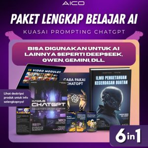 Paket 6 in 1 Belajar AI